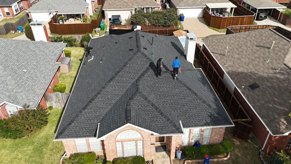 Slate & Tile Roof Repair work in progress on a Newmarket property